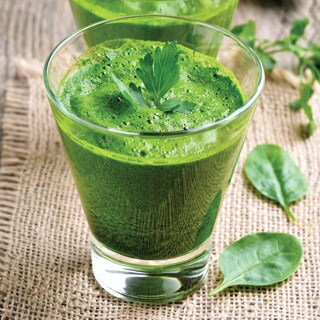 Fruit & veg plus super fruits & leafy greens smoothy