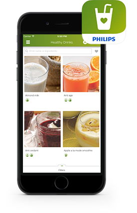 Philips Healthy drinks app