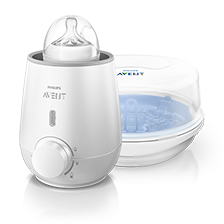 أجهزة تسخين رضّاعات الأطفال وتعقيمها من Philips Avent