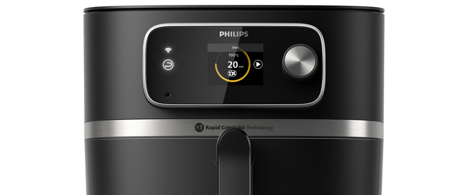 جهاز Airfryer Combi من السلسلة 7000 حجم XXL من Philips مع ميزان حرارة مضمّن HD9880 وتقنية Airfryer