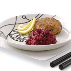 Fish Burgers With Roasted Beetroot Purée | Philips